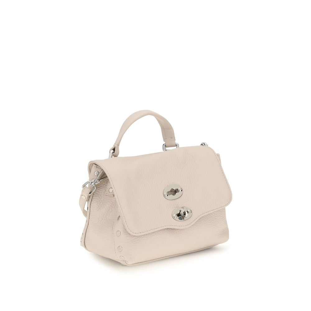 Sac à main Zanellato en cuir de veau blanc Bos Taurus