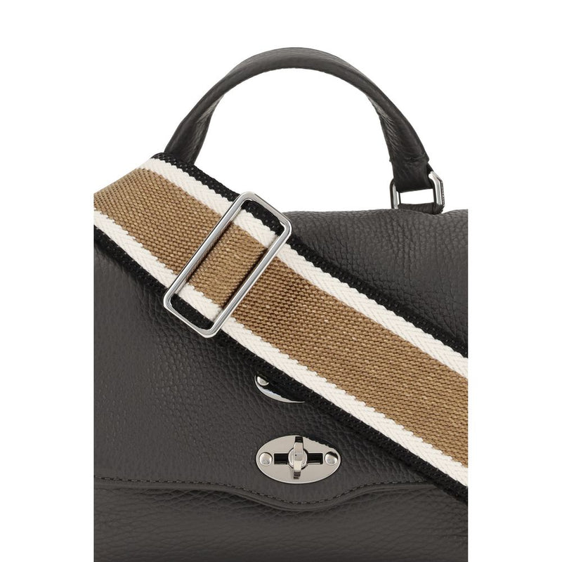 Zanellato Gray Calf Leather Bos Taurus Handbag - Baby Postina Daily
