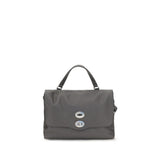 Zanellato Gray Calf Leather Bos Taurus Handbag