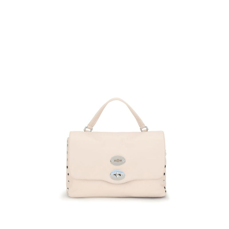Sac à main Zanellato en cuir de veau beige Bos Taurus