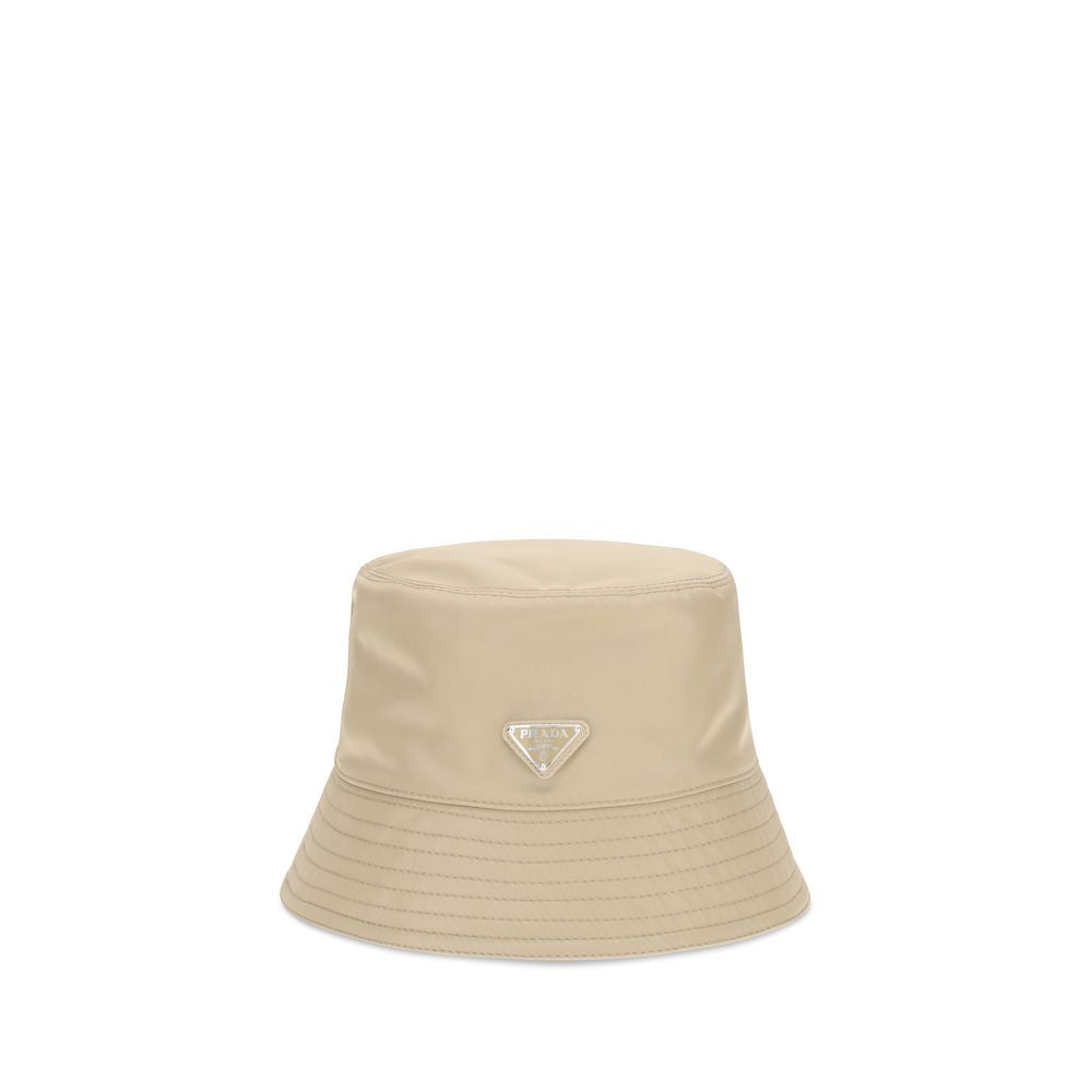 Prada Beige Re-Nylon Bucket Hat - Stylish & Practical