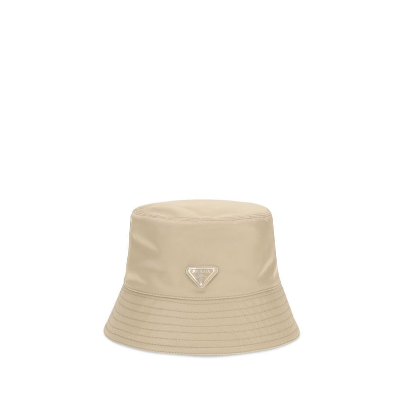Prada Beige Re-Nylon Bucket Hat for Men