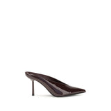 LE SILLA Bordeaux Calf Leather Bos Taurus Mules