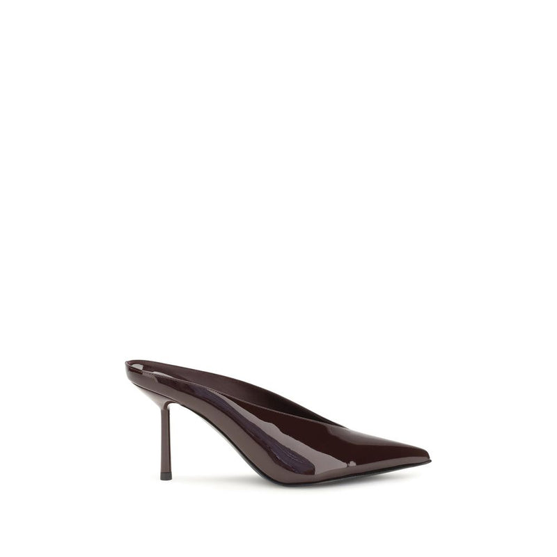 Mules LE SILLA en cuir de veau (Bos Taurus) bordeaux