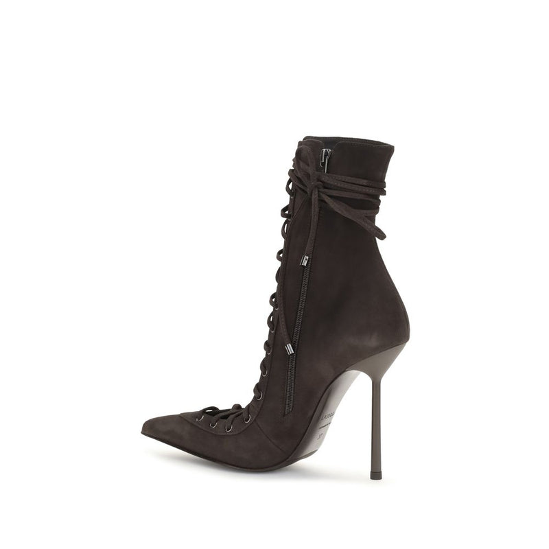 Bottes à lacets LE SILLA en cuir de veau marron Bos Taurus