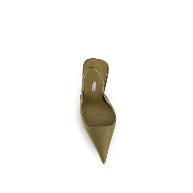 LE SILLA Escarpins bicolores en soie