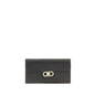 Ferragamo Black Calf Leather Bos Taurus Wallet
