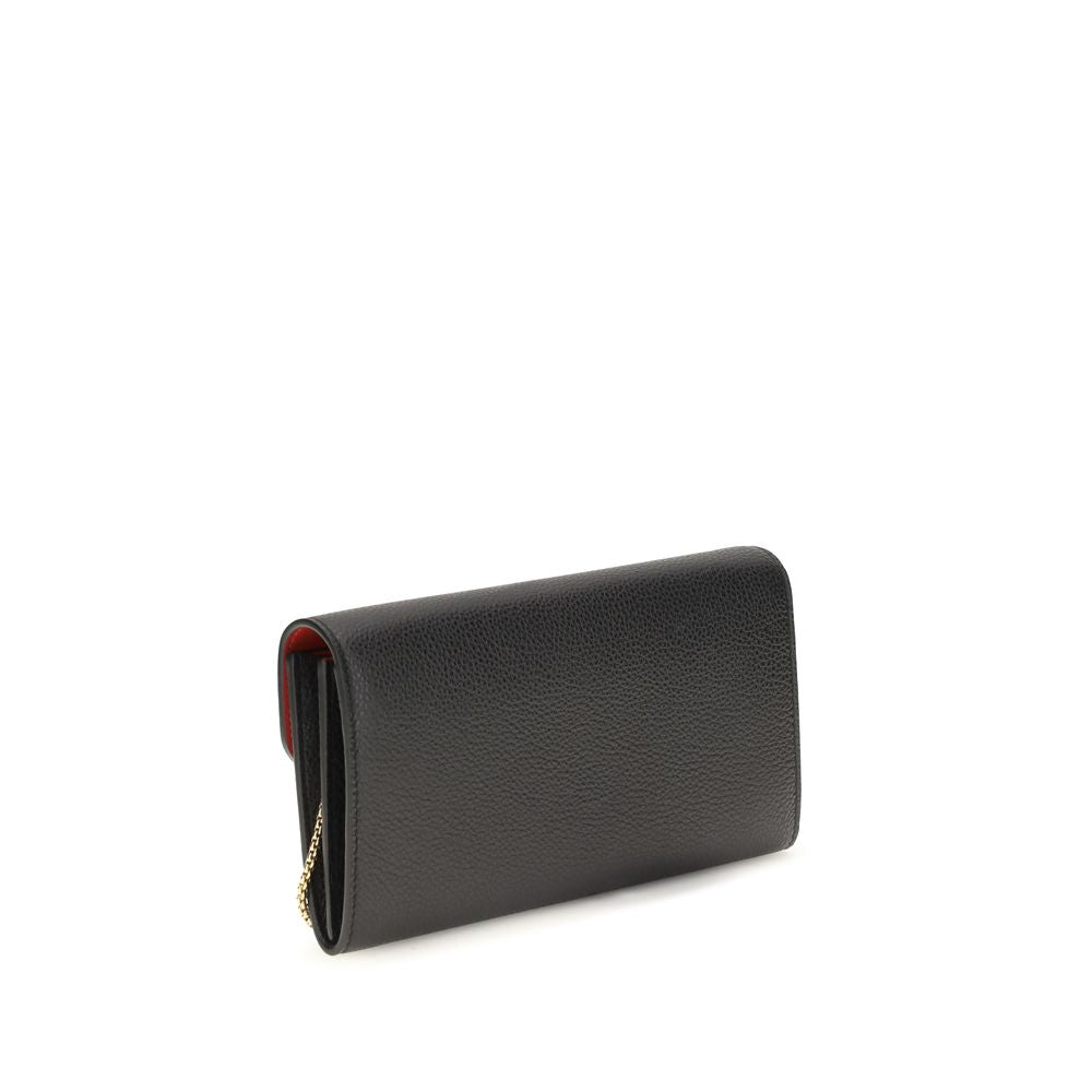 Portefeuille Ferragamo Bos Taurus en cuir de veau noir