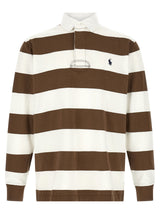 Polo Ralph Lauren Brown Cotton Polo Shirt - Iconic Rugby Style