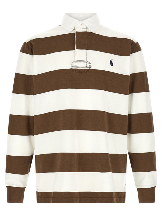 Polo Ralph Lauren Brown Cotton Polo Shirt - Iconic Style