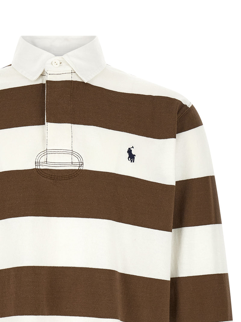 Polo Ralph Lauren Brown Cotton Polo Shirt - Iconic Style