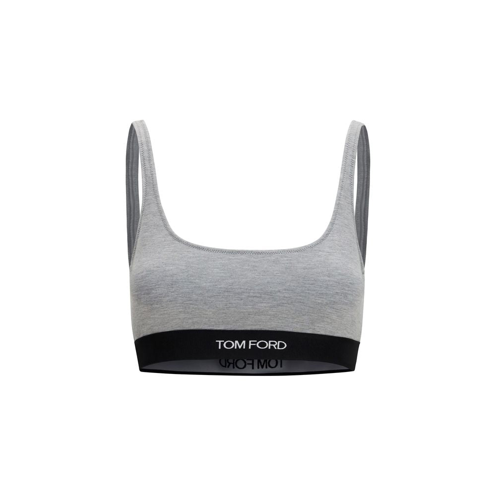 Soutien-gorge de sport en modal gris Tom Ford