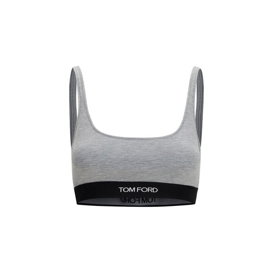 Soutien-gorge de sport en modal gris Tom Ford