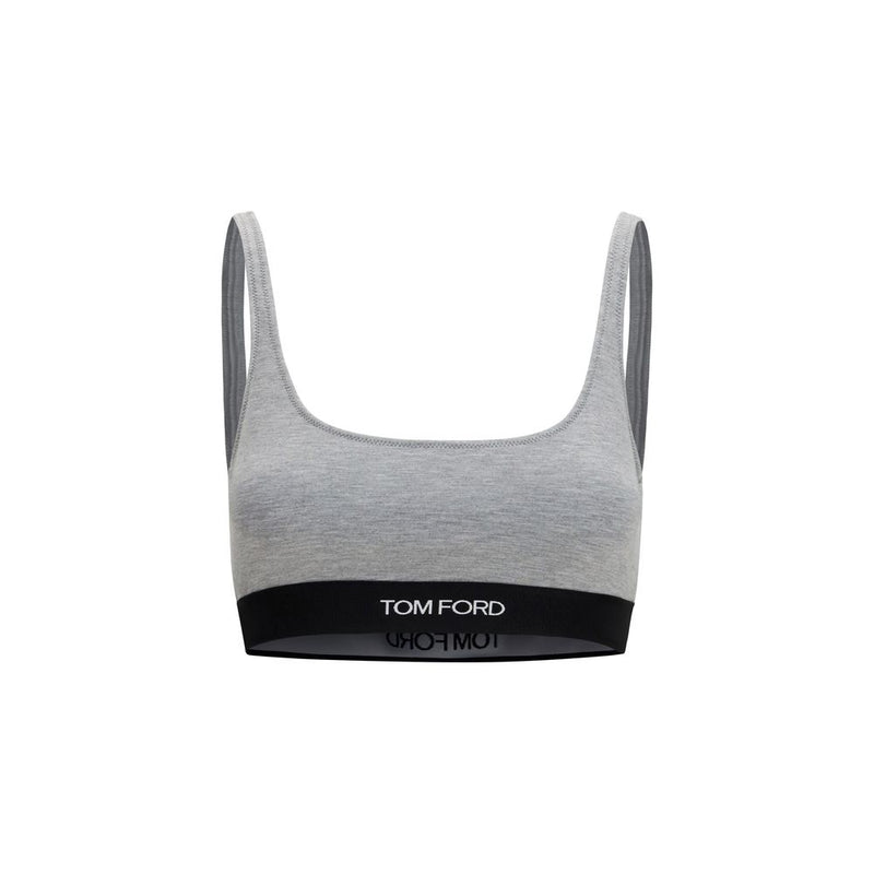 Soutien-gorge de sport en modal gris Tom Ford