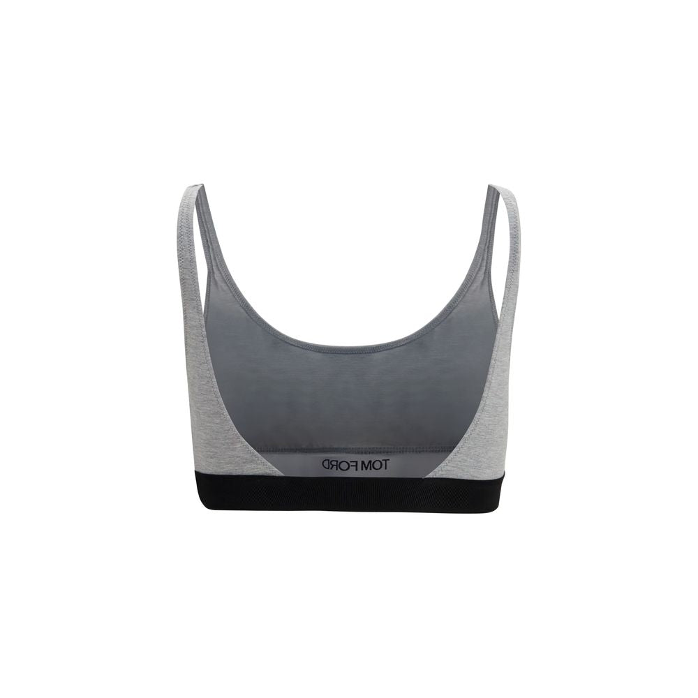 Soutien-gorge de sport en modal gris Tom Ford