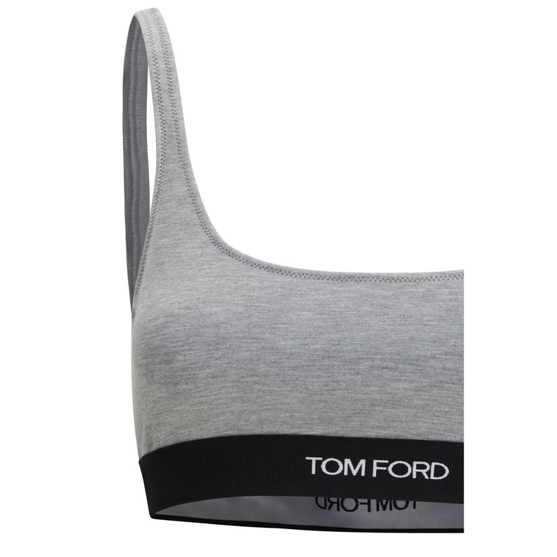 Soutien-gorge de sport en modal gris Tom Ford