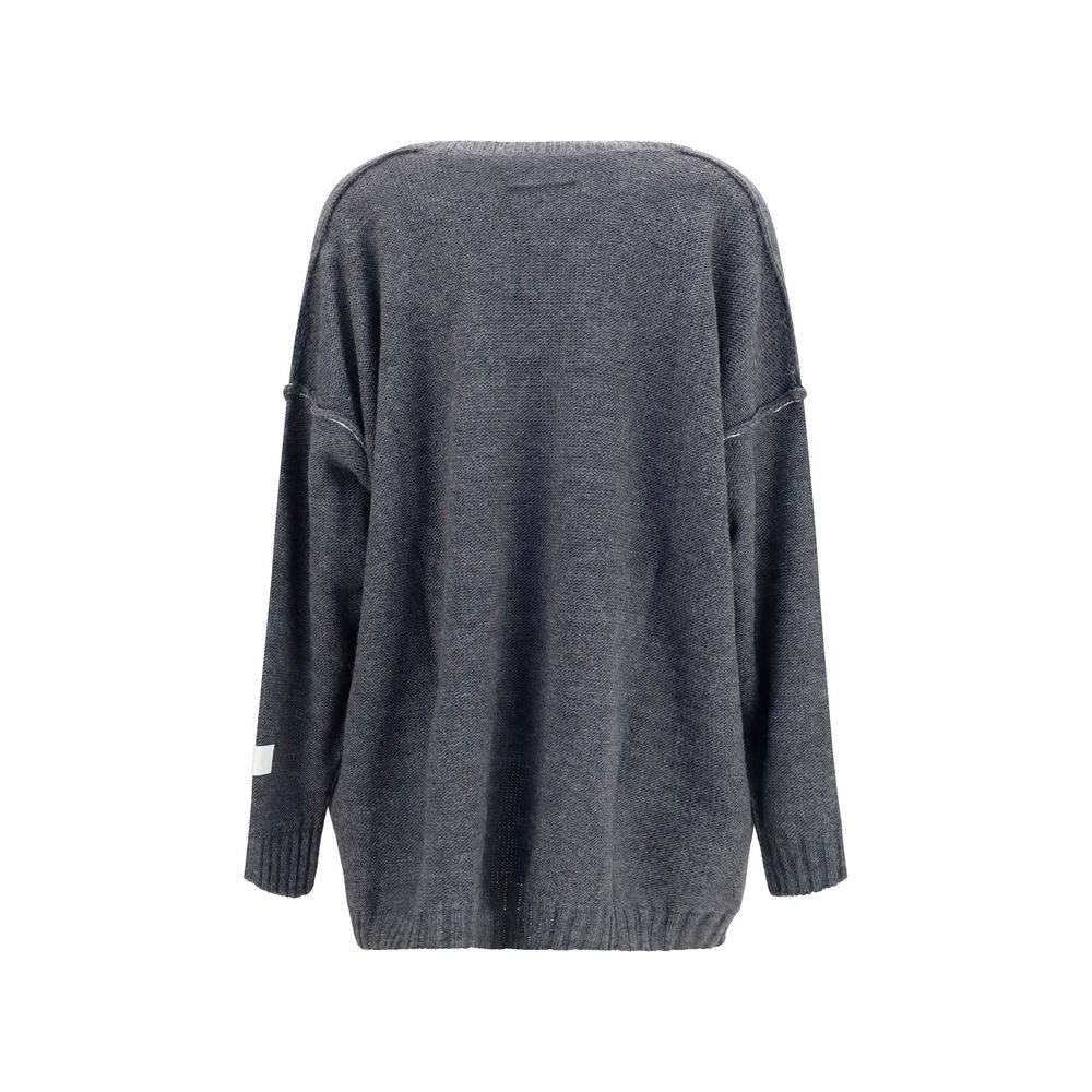 MM6 Sweat-shirt gris marabout