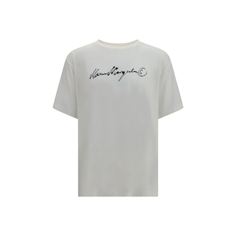 MM6 White Cotton T-Shirt - Contemporary Style