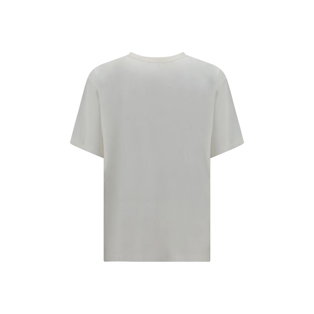 T-shirt en coton blanc MM6 - Style contemporain et délavé