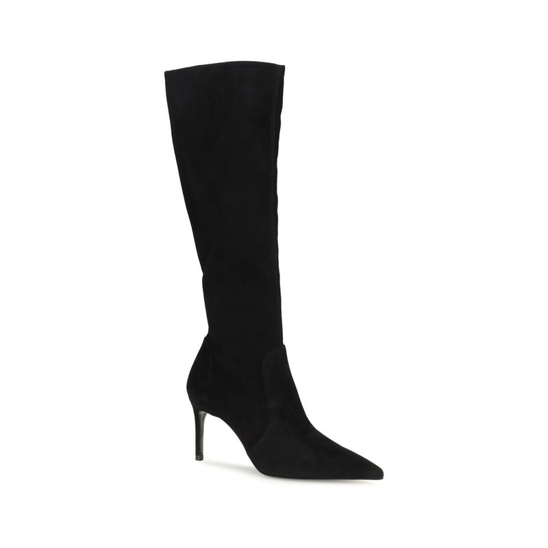 Bottes Stuart Weitzman en cuir de veau noir Bos Taurus