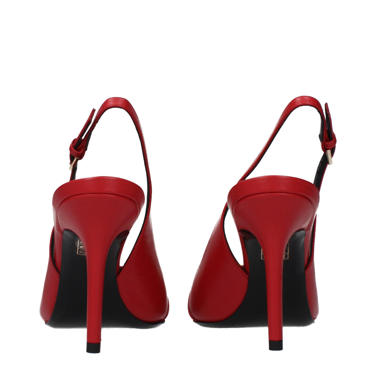 Versace Red Leather High Heel Pumps for Women - Elevate Your Style