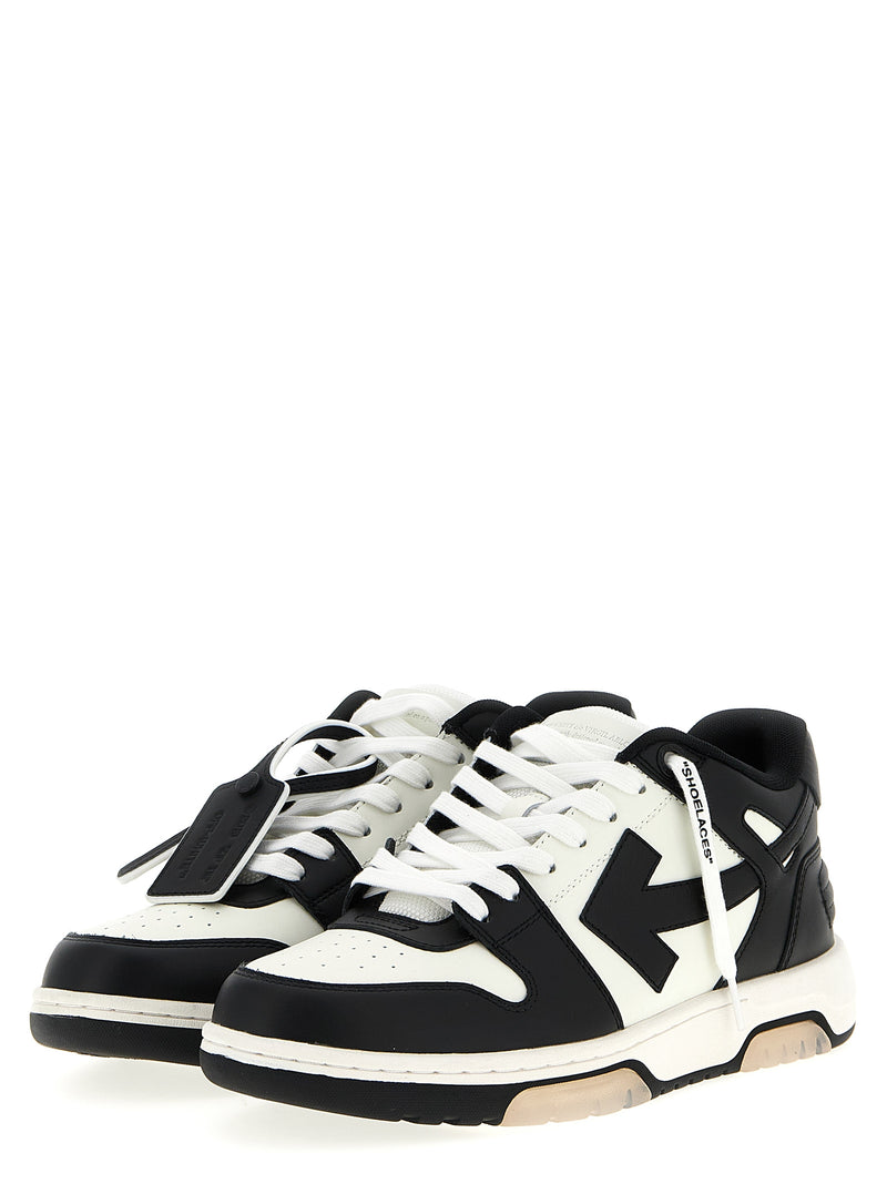 Off-White Bicolor Calfskin Low Top Sneakers - Urban Luxury