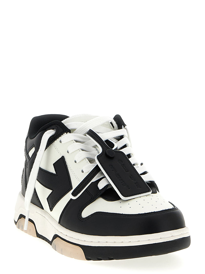 Off-White Bicolor Calfskin Low Top Sneakers - Urban Luxury