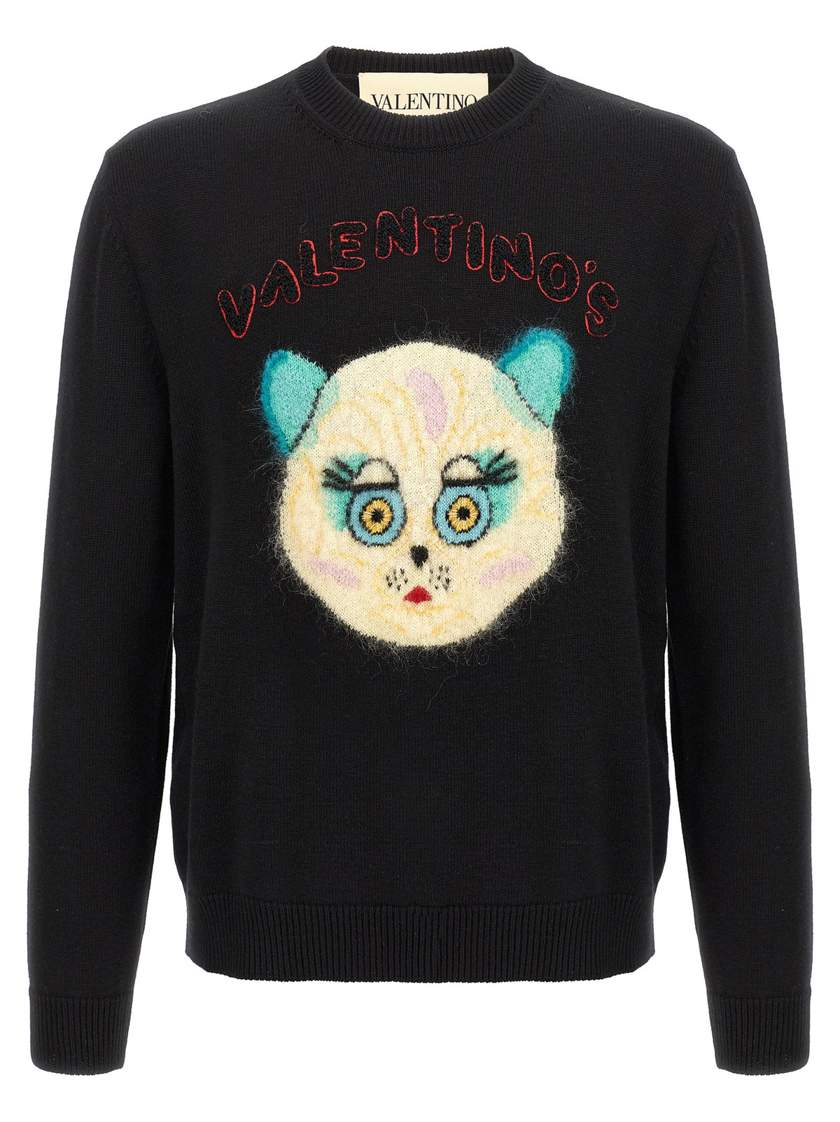 Valentino Garavani Black Cotton Cardigan