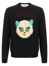 Valentino Garavani Black Cotton Cardigan