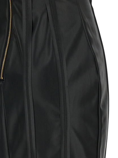 Robe midi Elisabetta Franchi en viscose noire