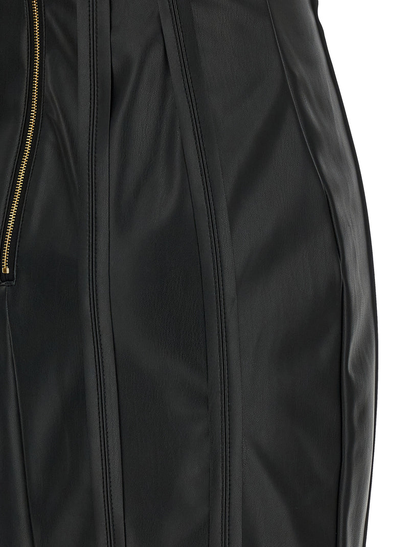 Robe midi Elisabetta Franchi en viscose noire
