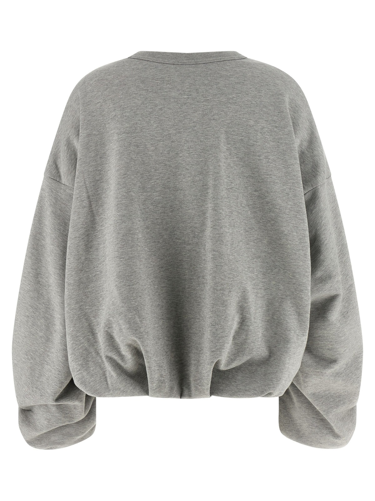 Sweat-shirt gris en coton Dries Van Noten