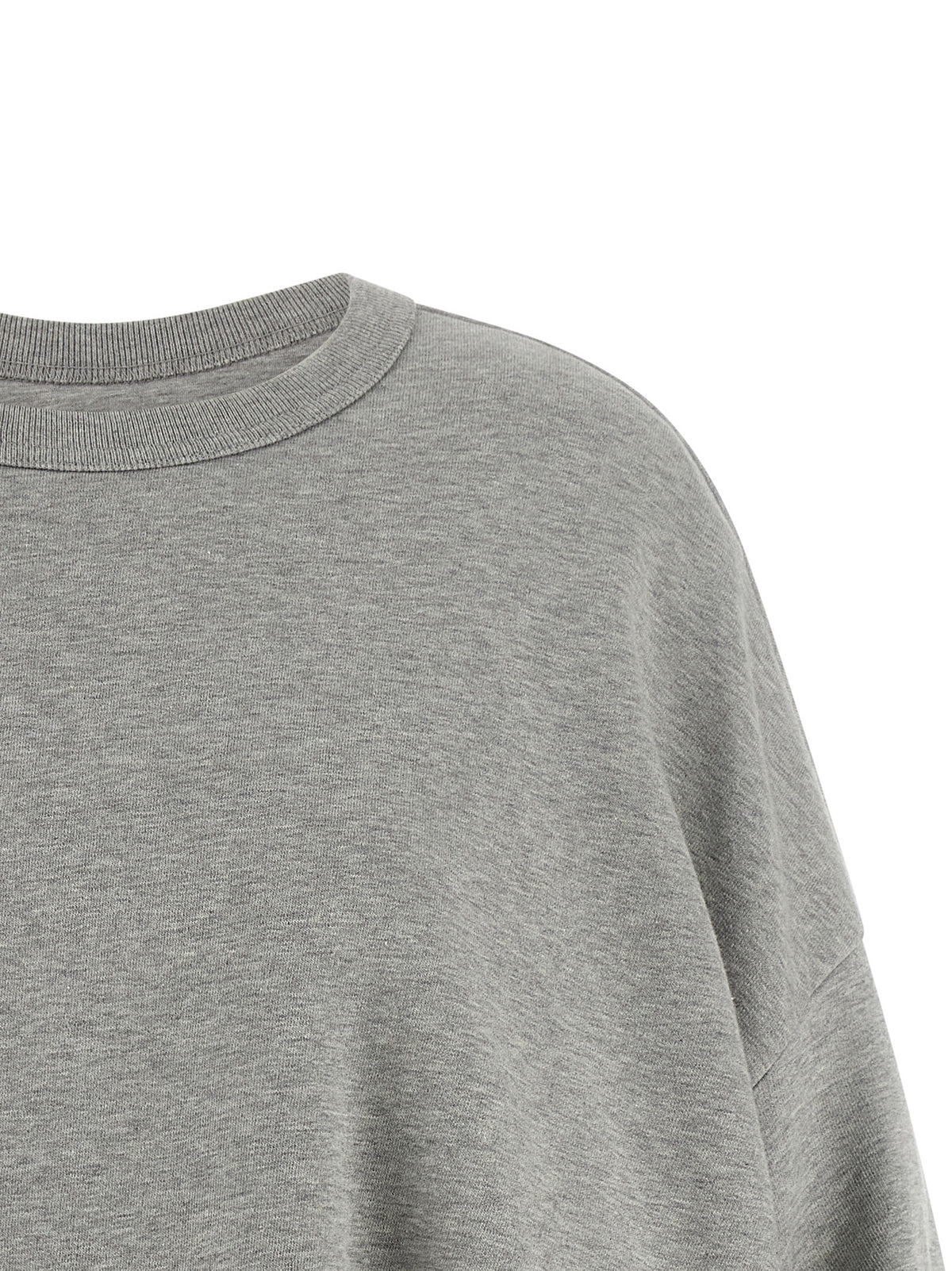 Sweat-shirt gris en coton Dries Van Noten