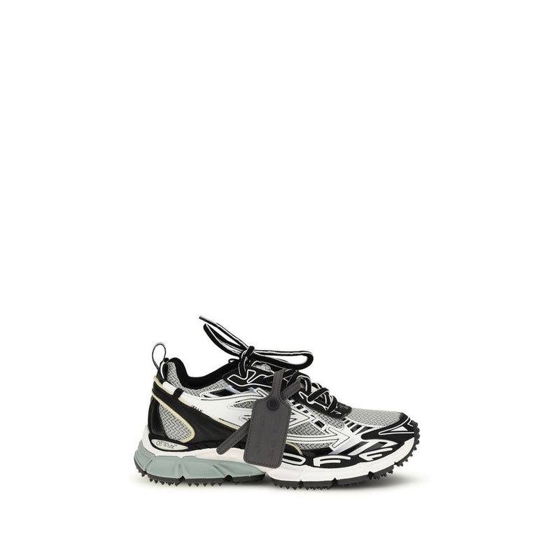 Off-White Be Right Back Gray Athletic Sneakers for Women