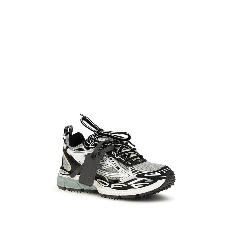 Off-White Be Right Back Gray Athletic Sneakers for Women
