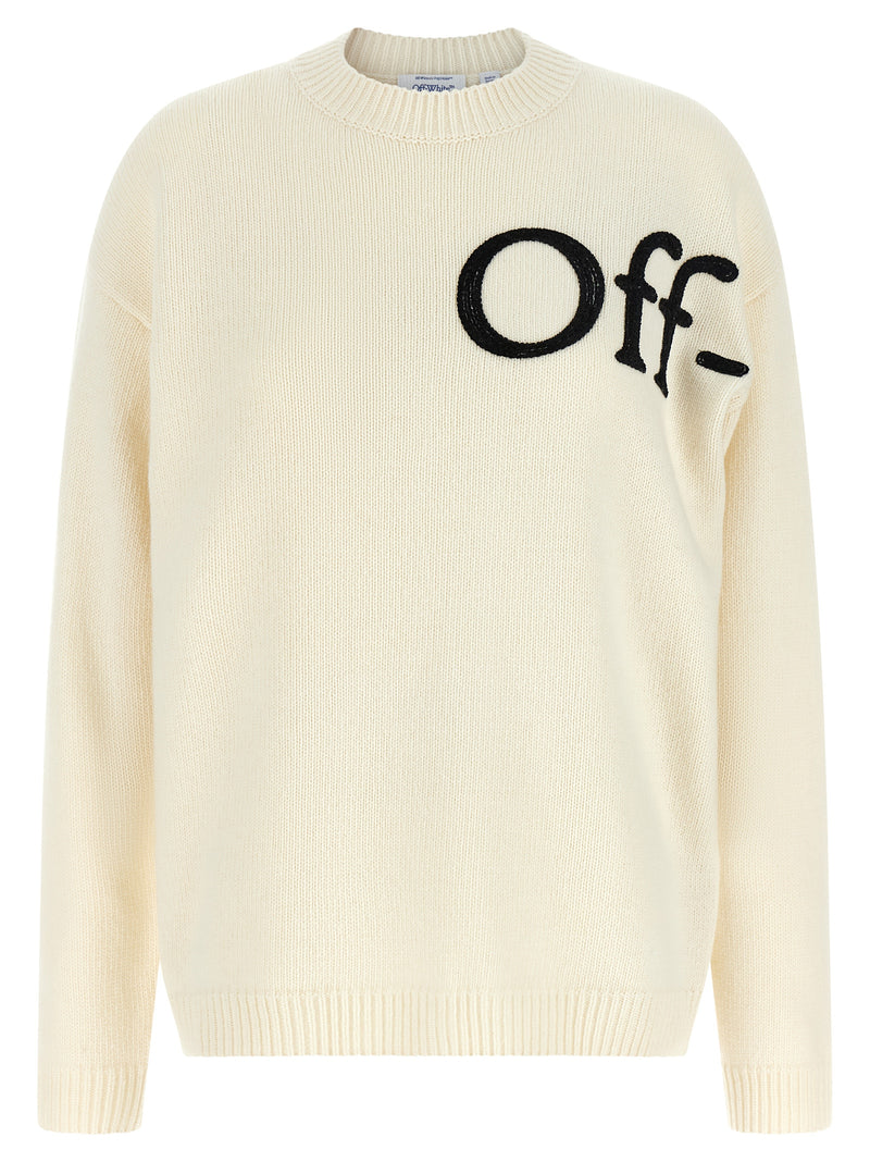 Off-White Bicolor Wool Cardigan - Bookish Shared