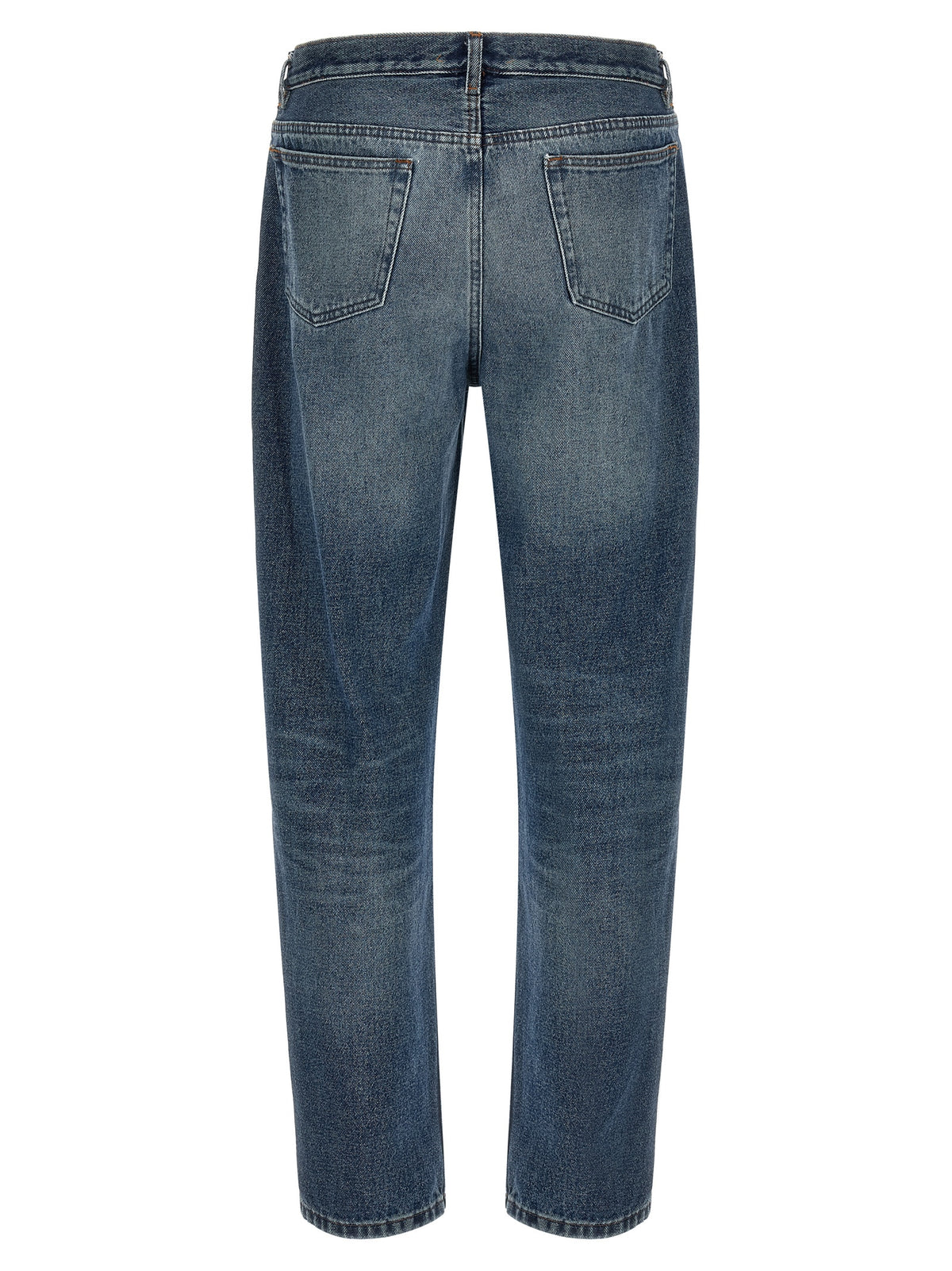 Jean droit en coton bleu A.P.C.
