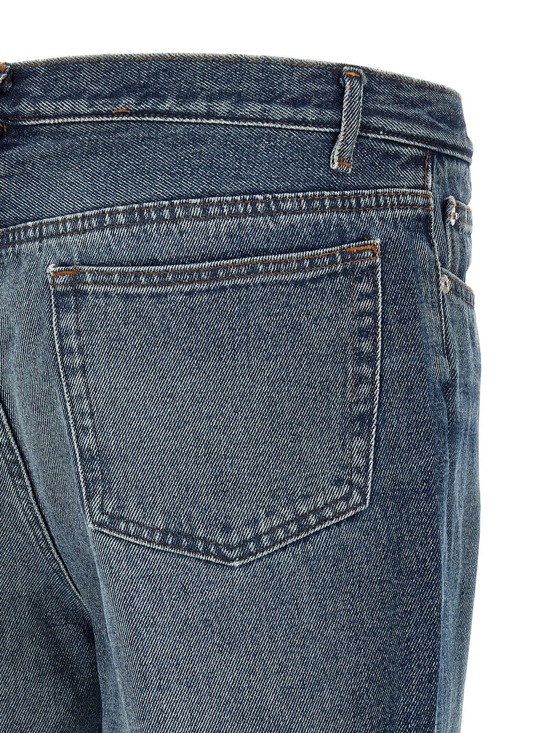 Jean droit en coton bleu A.P.C.