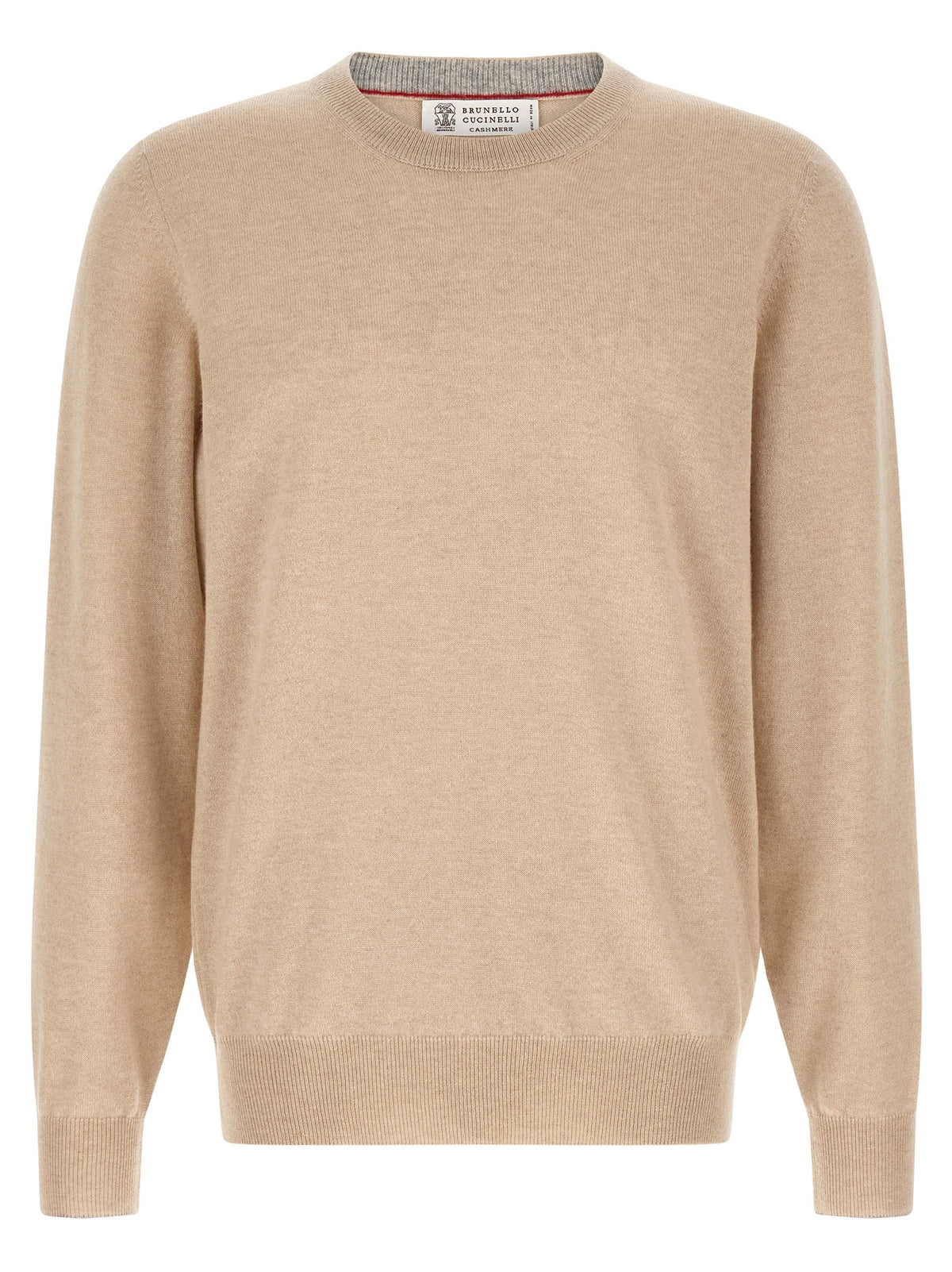 Cardigan Brunello Cucinelli en cachemire beige