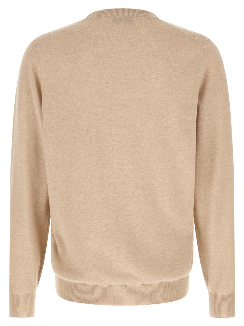 Cardigan Brunello Cucinelli en cachemire beige