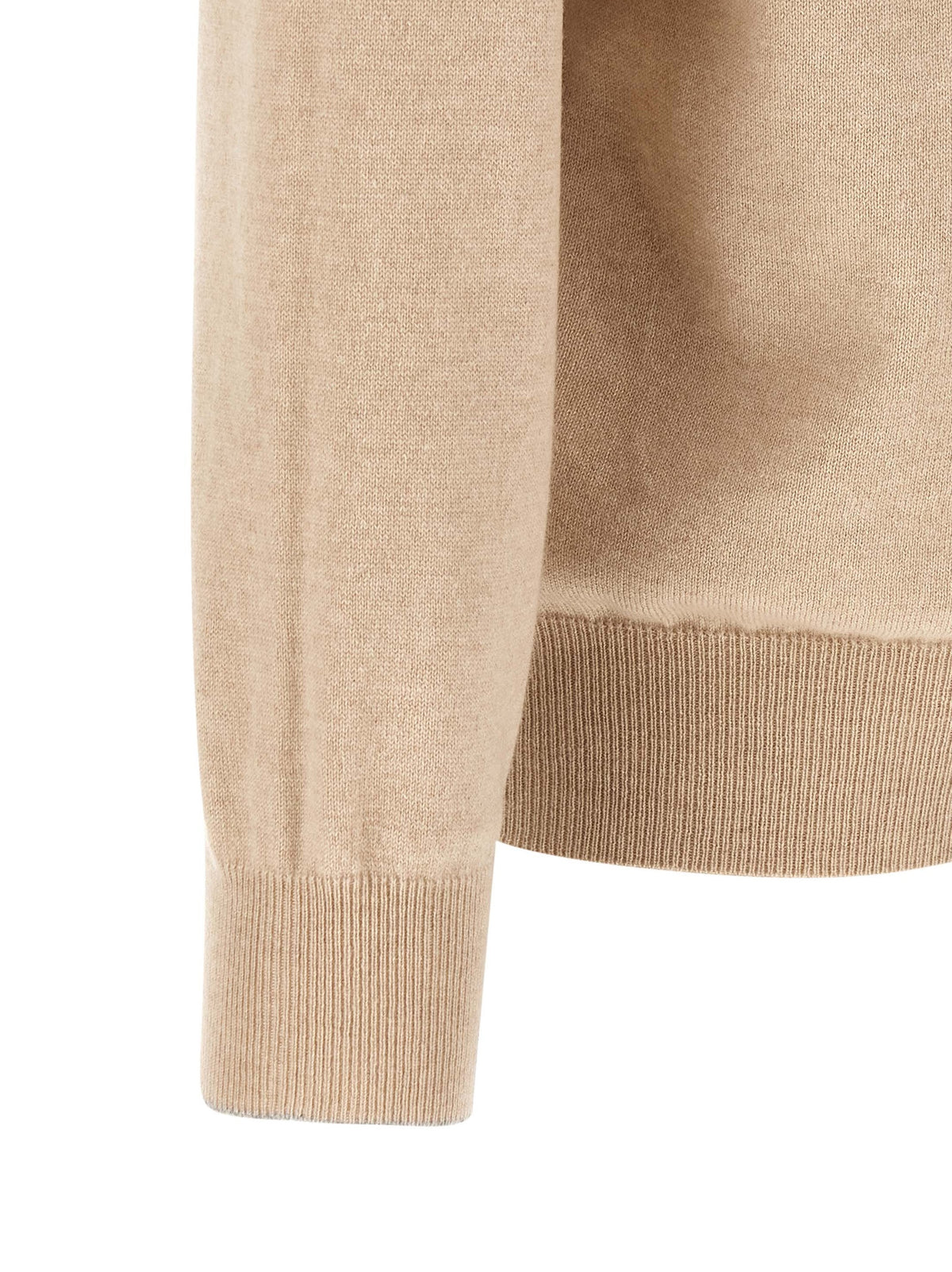 Cardigan Brunello Cucinelli en cachemire beige