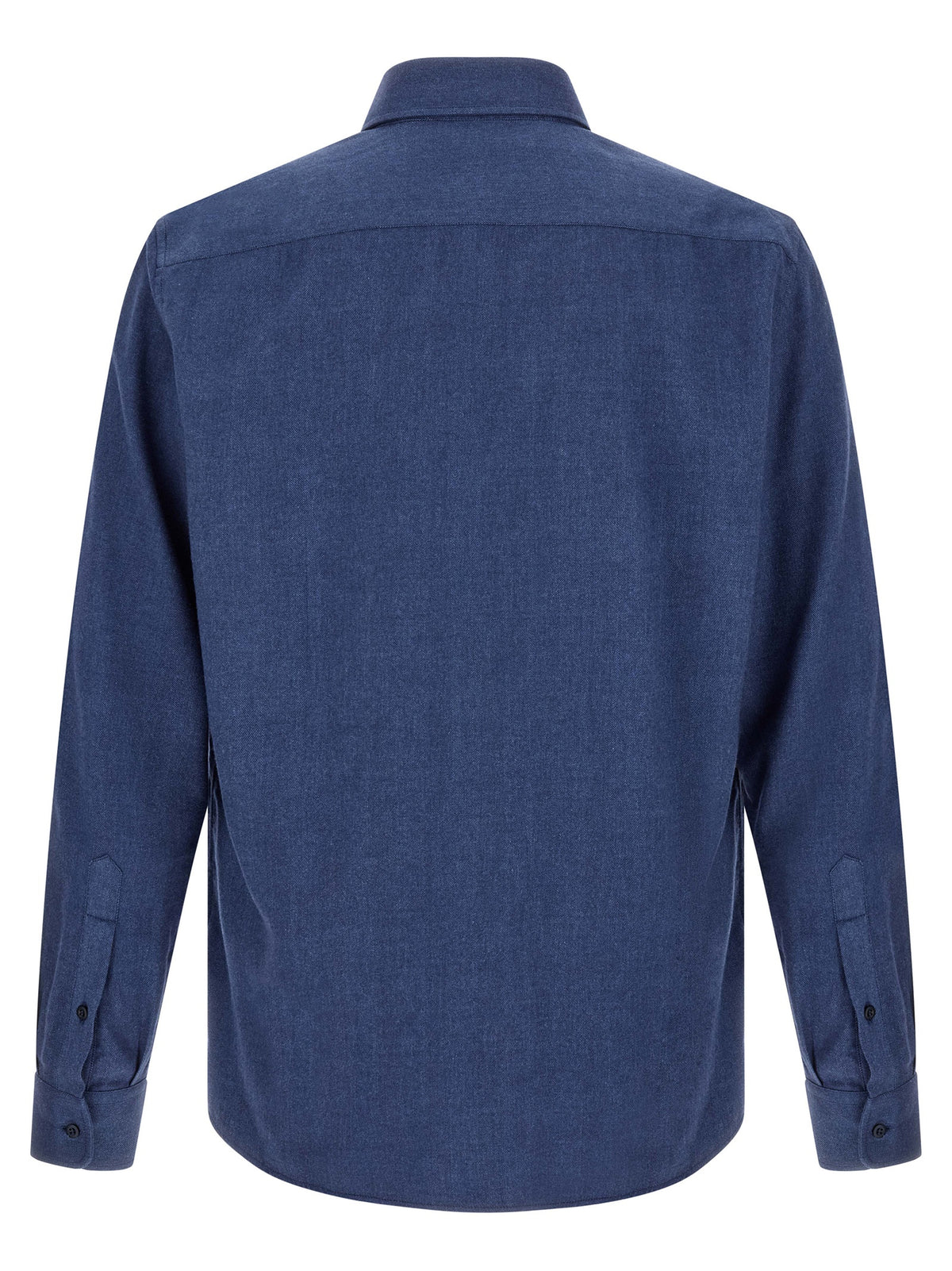 Chemisier en coton bleu Brunello Cucinelli