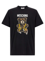 T-shirt Moschino en coton noir