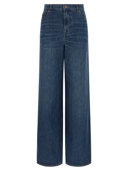 Chloé Blue Cotton Jeans Denim