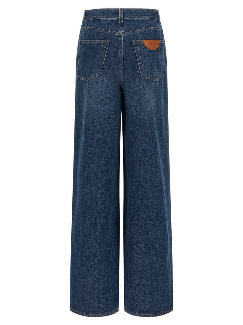 Chloé Blue Cotton Jeans Denim for Women