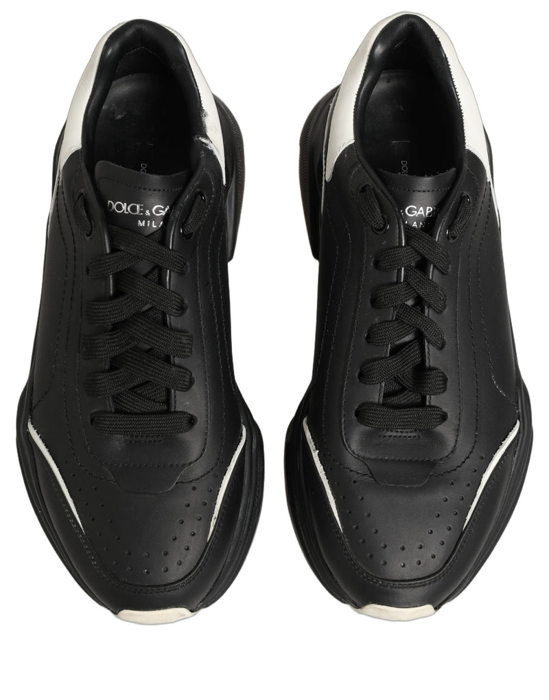Dolce & Gabbana Black White Daymaster Low Top Sneakers