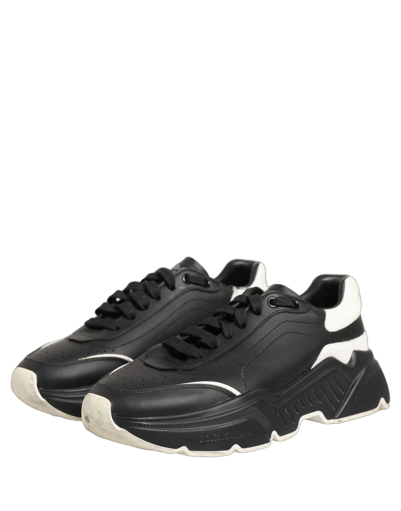 Dolce & Gabbana Black White Daymaster Low Top Sneakers