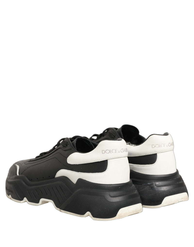 Dolce & Gabbana Black White Daymaster Low Top Sneakers