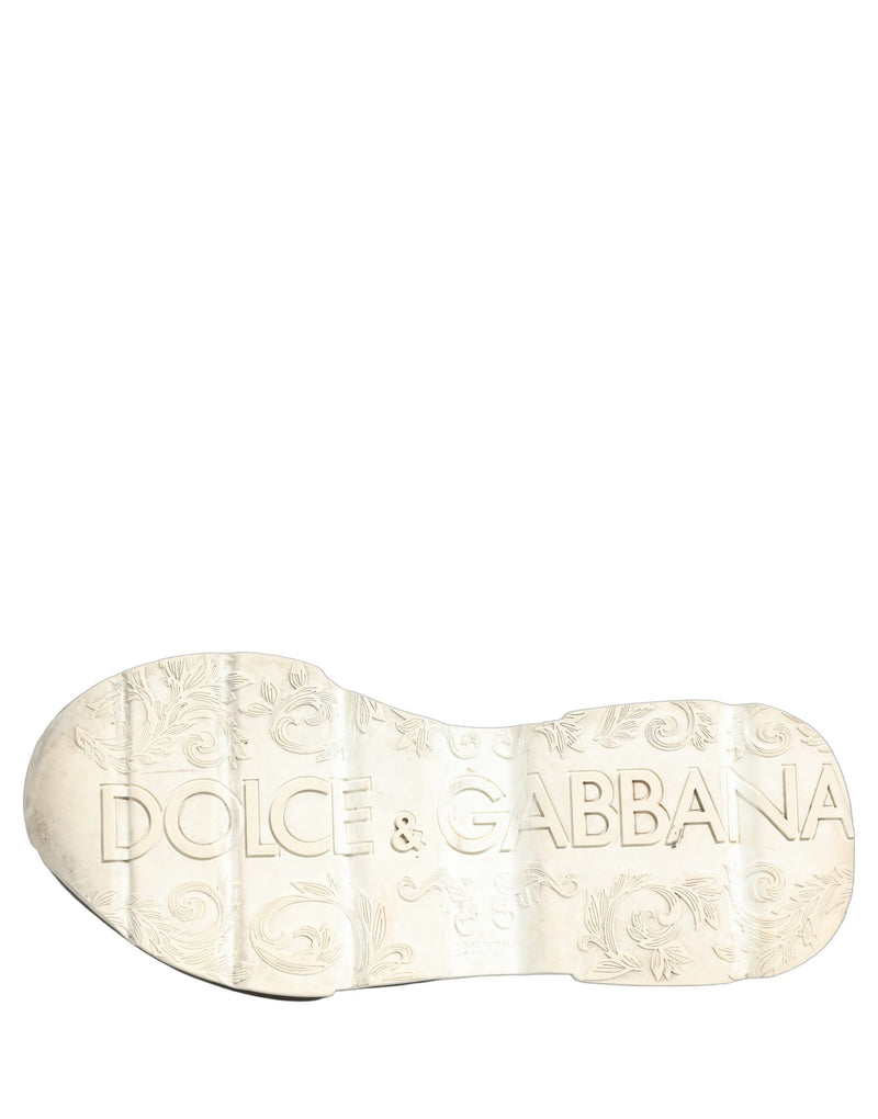 Dolce & Gabbana Black White Daymaster Low Top Sneakers