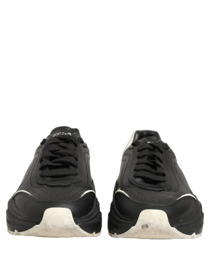Dolce & Gabbana Black White Daymaster Low Top Sneakers Shoes